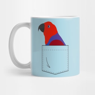 Eclectus Parrot Female In Your Front Pocket Mug